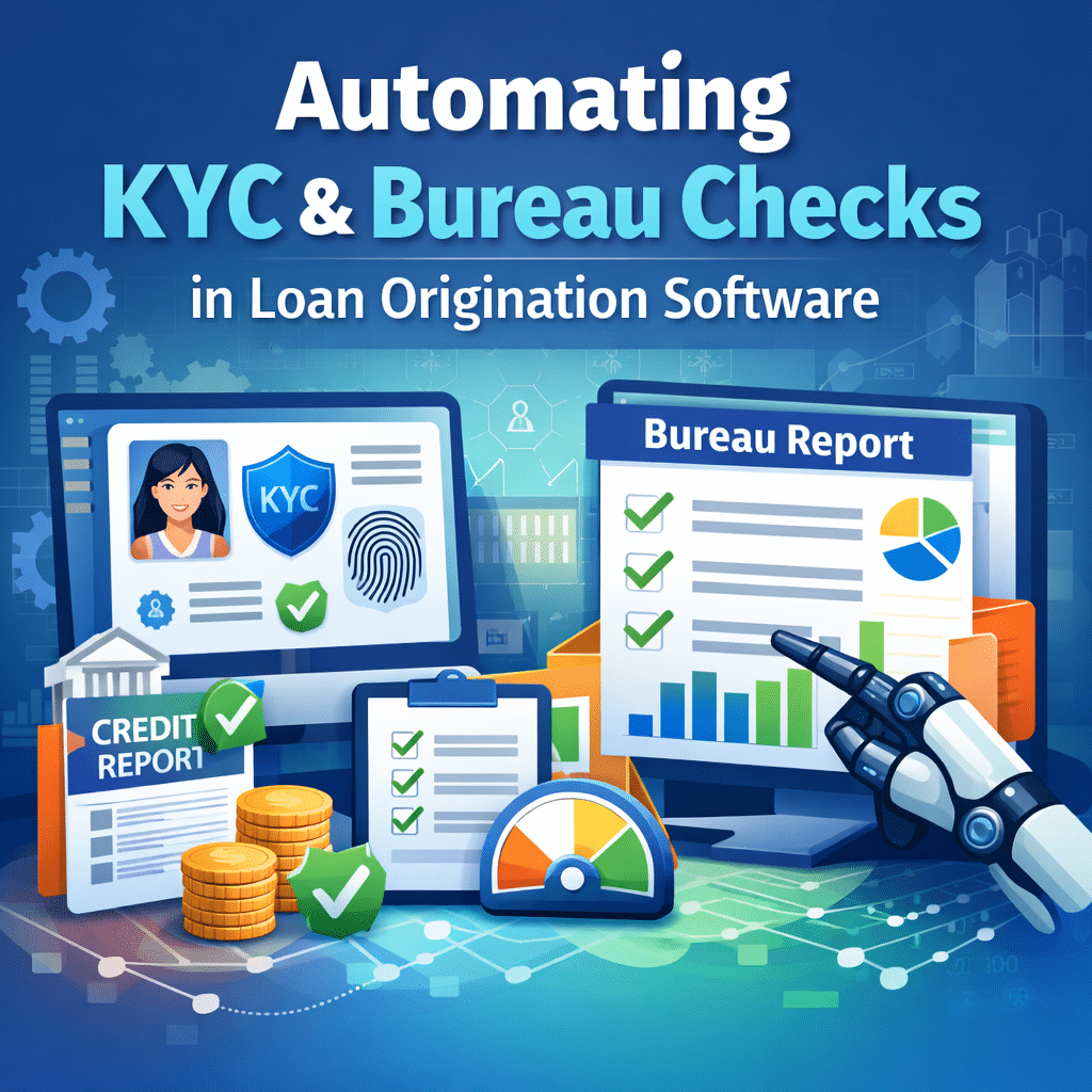 Automating KYC & Bureau Checks Inside Loan Origination Software