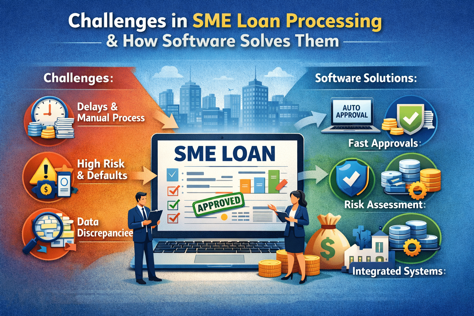 Challenges in SME Loan Processing & How Software Solves Them