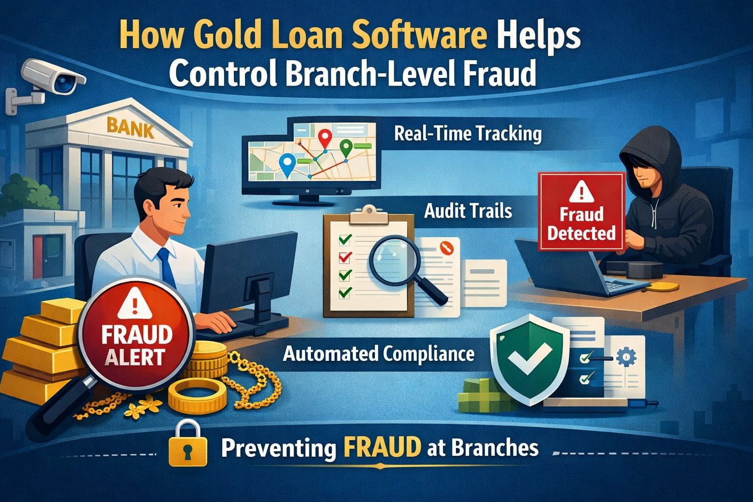How Gold Loan Software Helps Control Branch-Level Fraud