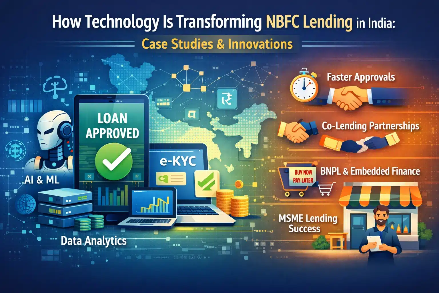 How Technology Is Transforming NBFC Lending in India: Case Studies & Innovations
